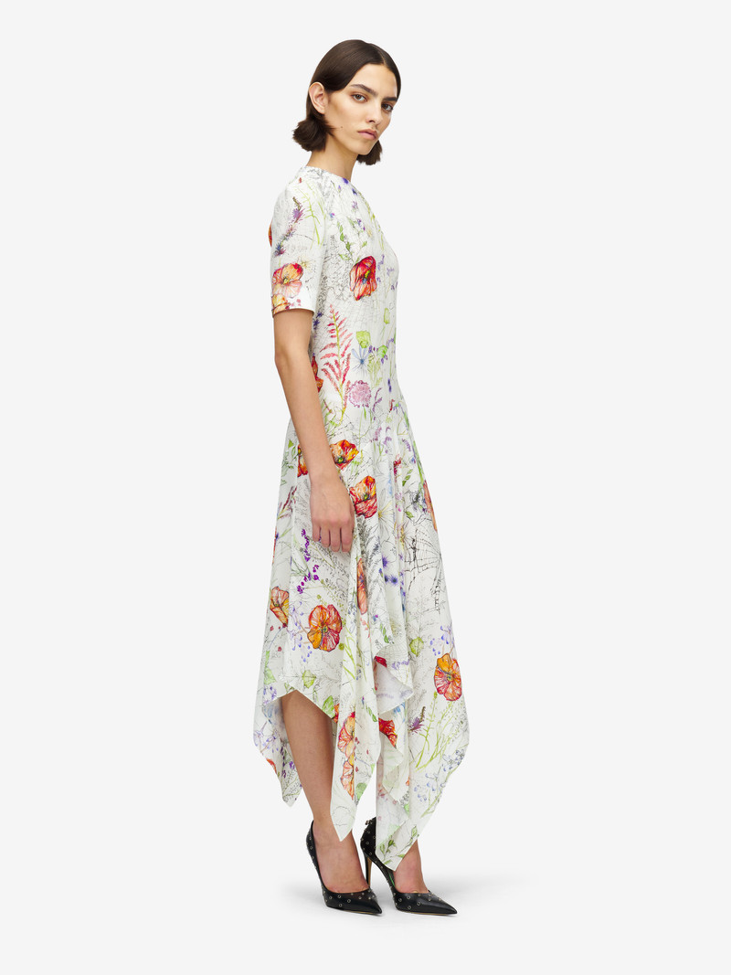 Meadow Floral Asymmetric Dress 3
