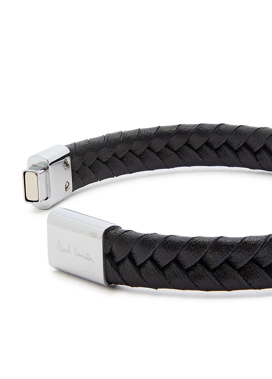 Paul Smith Braided Leather Bracelet - 3