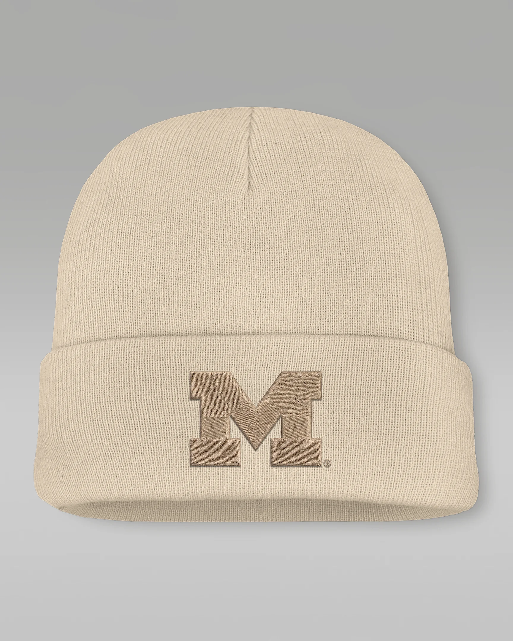Michigan Natural Utility Men's Jordan Brand College Cuffed Beanie - 1