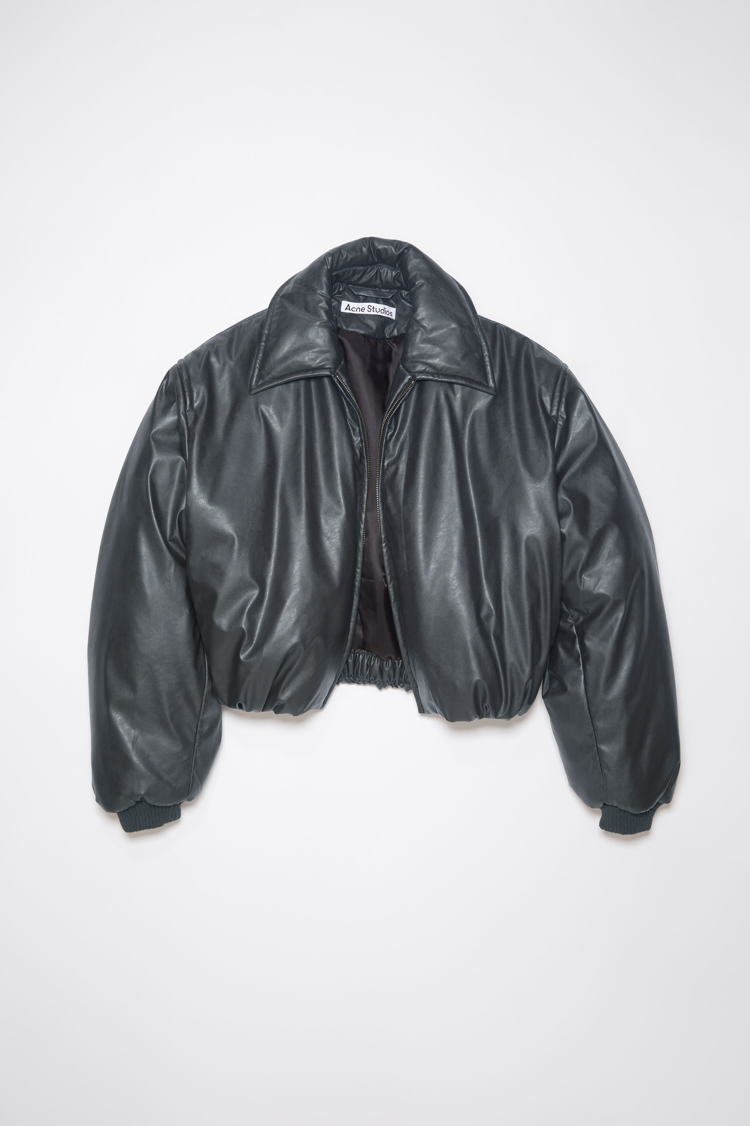 Coated bomber jacket - Deep Green - 7