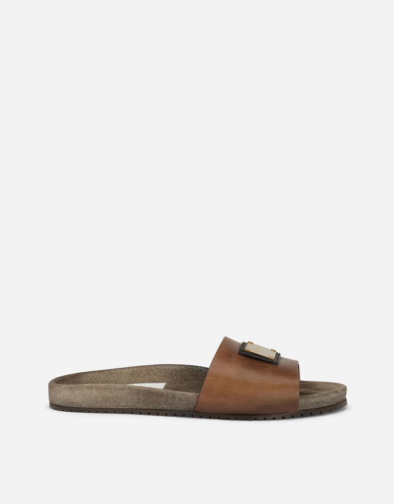 Calfskin sliders 1