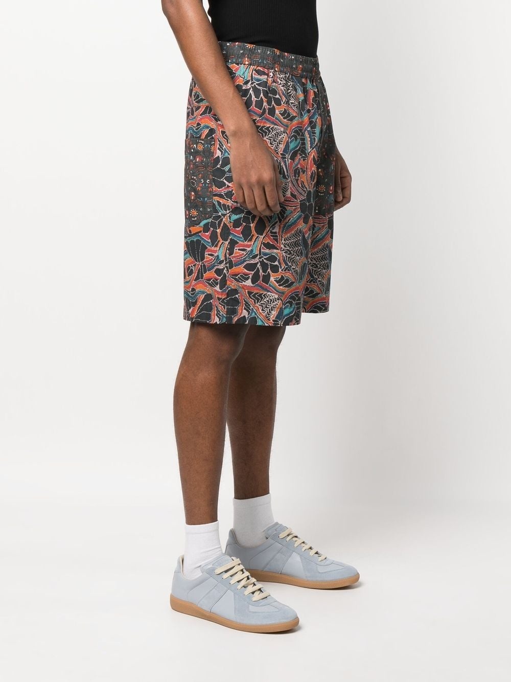 graphic-print deck shorts - 3