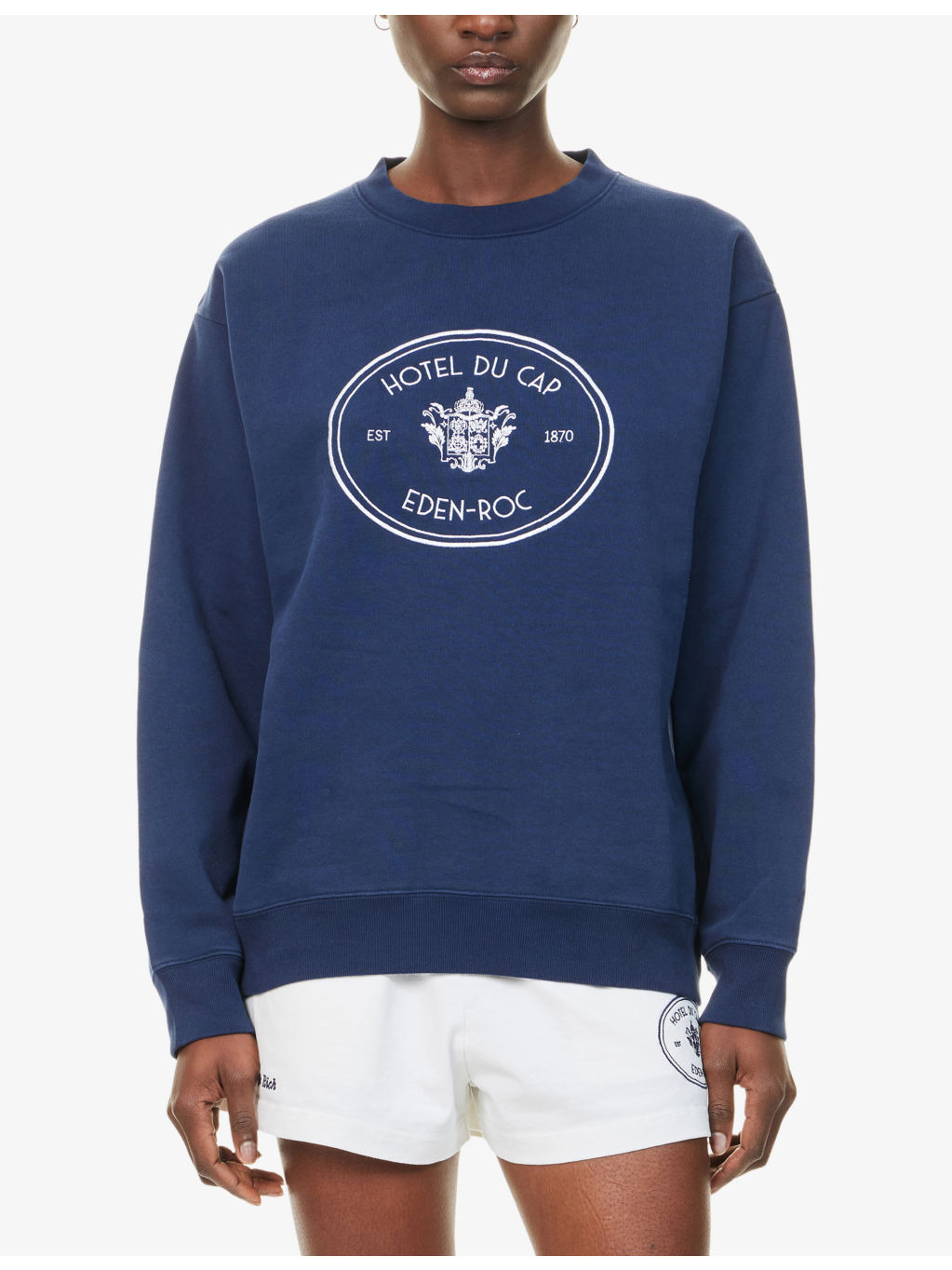 Eden Crest Logo-Print Cotton Sweatshirt - 3