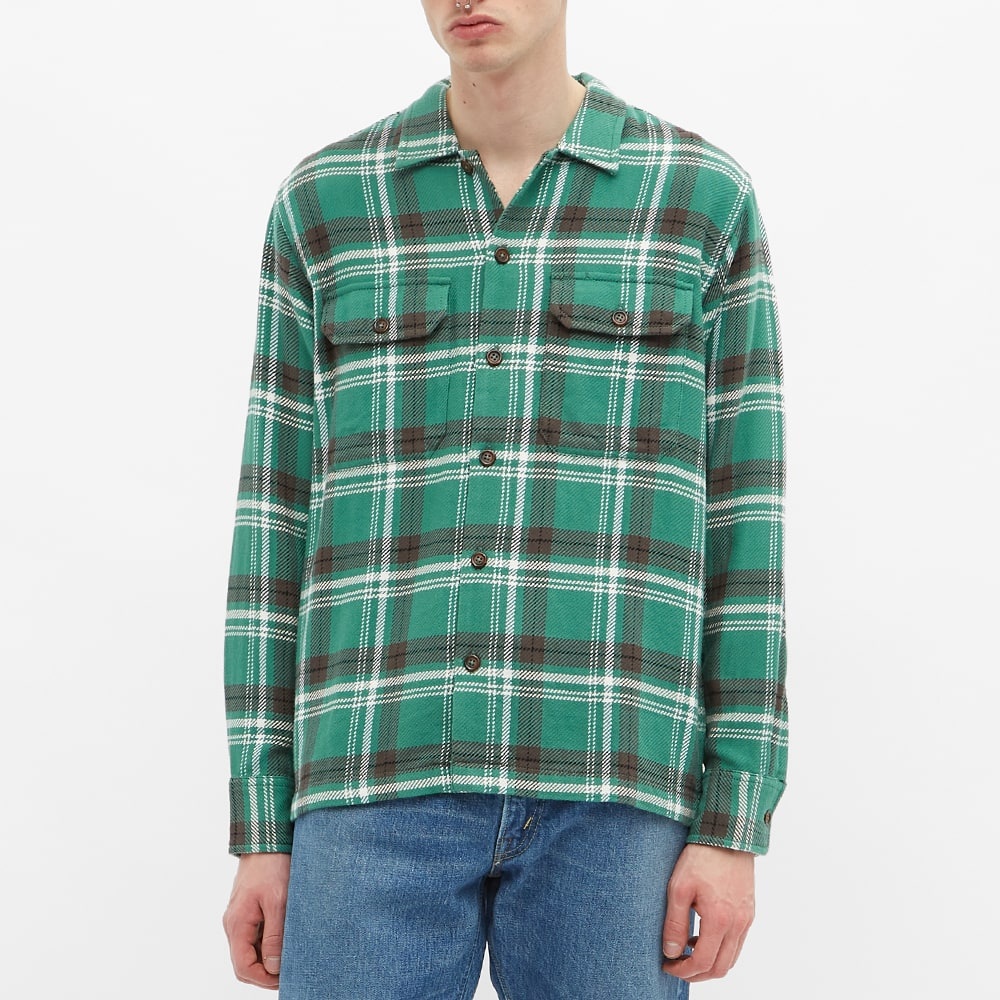 Universal Works Heavy Check Utility Shirt - 5