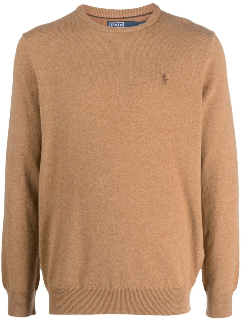 Polo-Pony-embroidered wool jumper 1