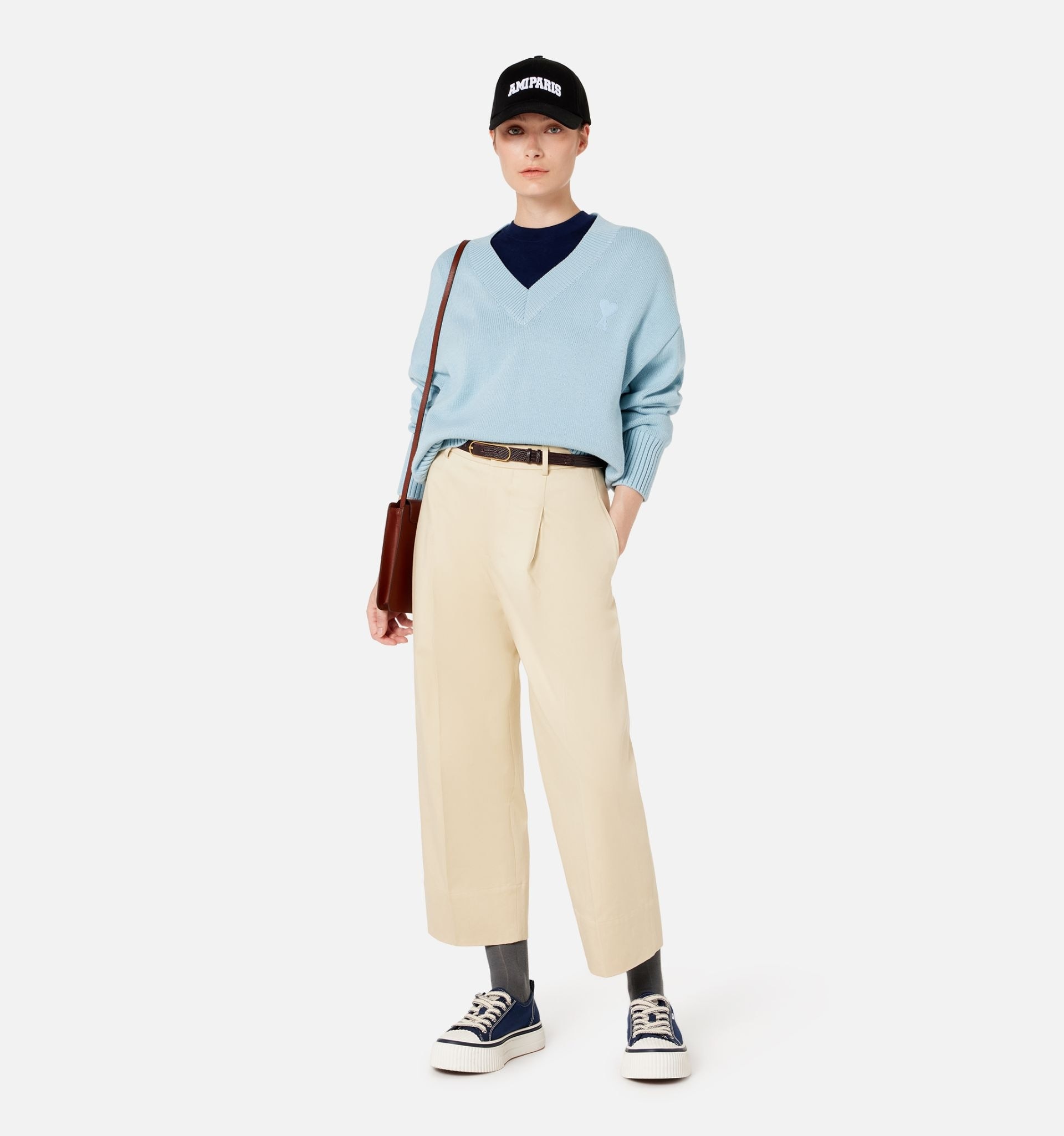 Wide Carrot Fit Trousers - 2