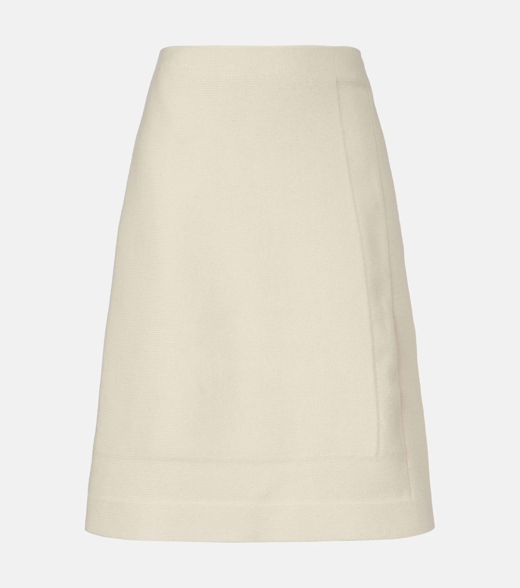 Wool-blend wrap skirt - 1