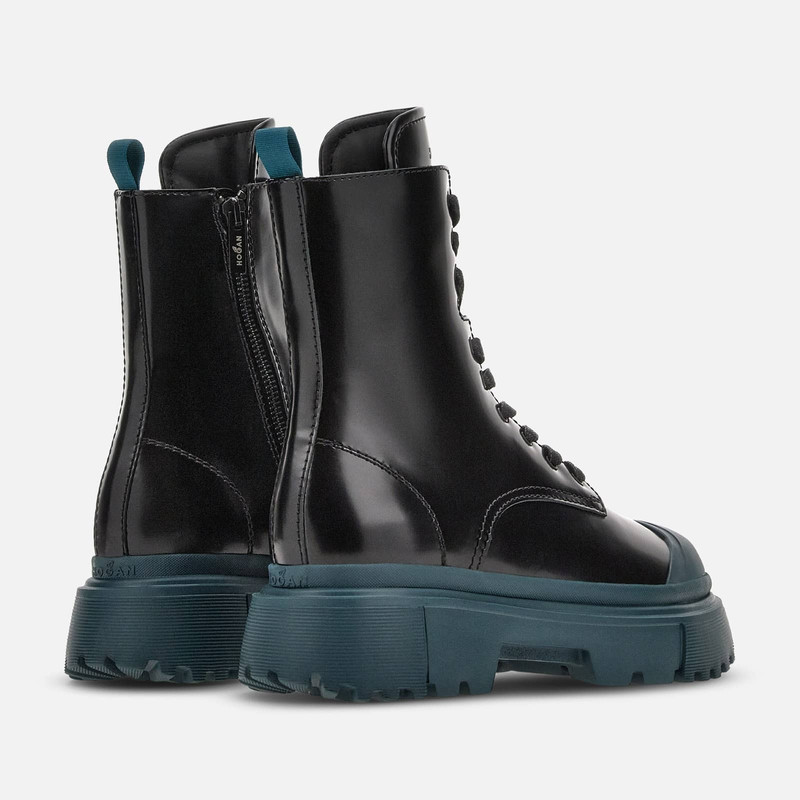 HOGAN Combat Boots Hogan H619 Black outlook