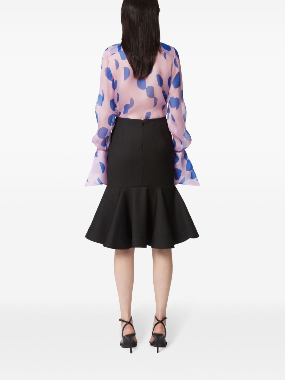 peplum midi skirt - 4