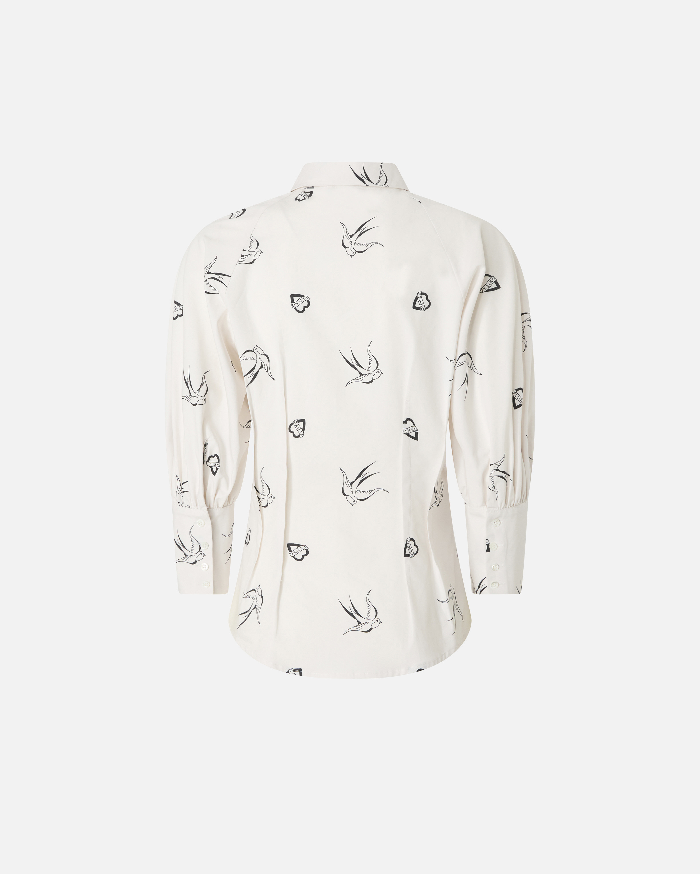 POPLIN SHIRT WITH ALL-OVER PRINT - 2