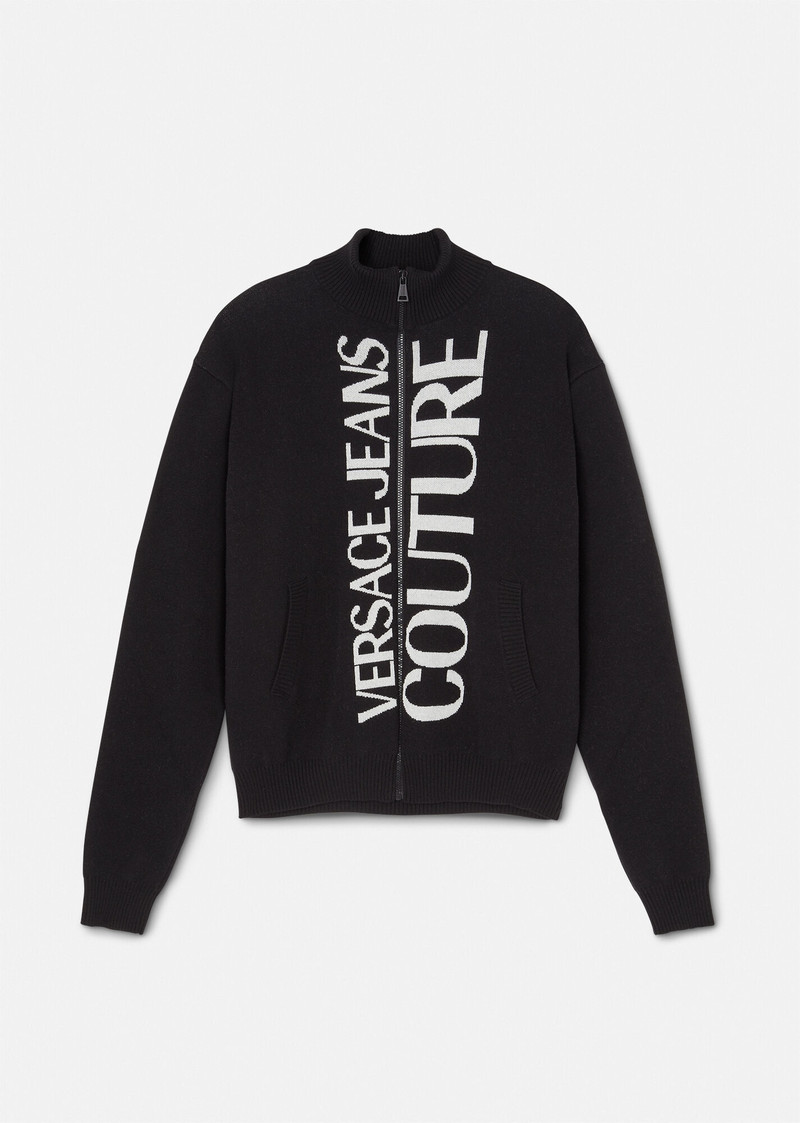Logo Knit Wool Sweater 1