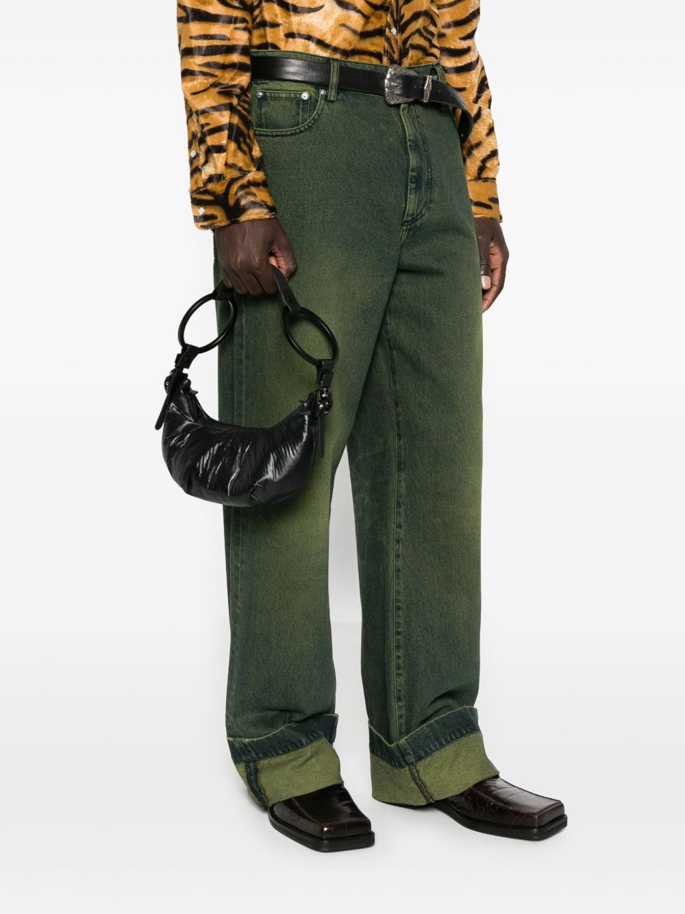 ring-handle shoulder bag - 2