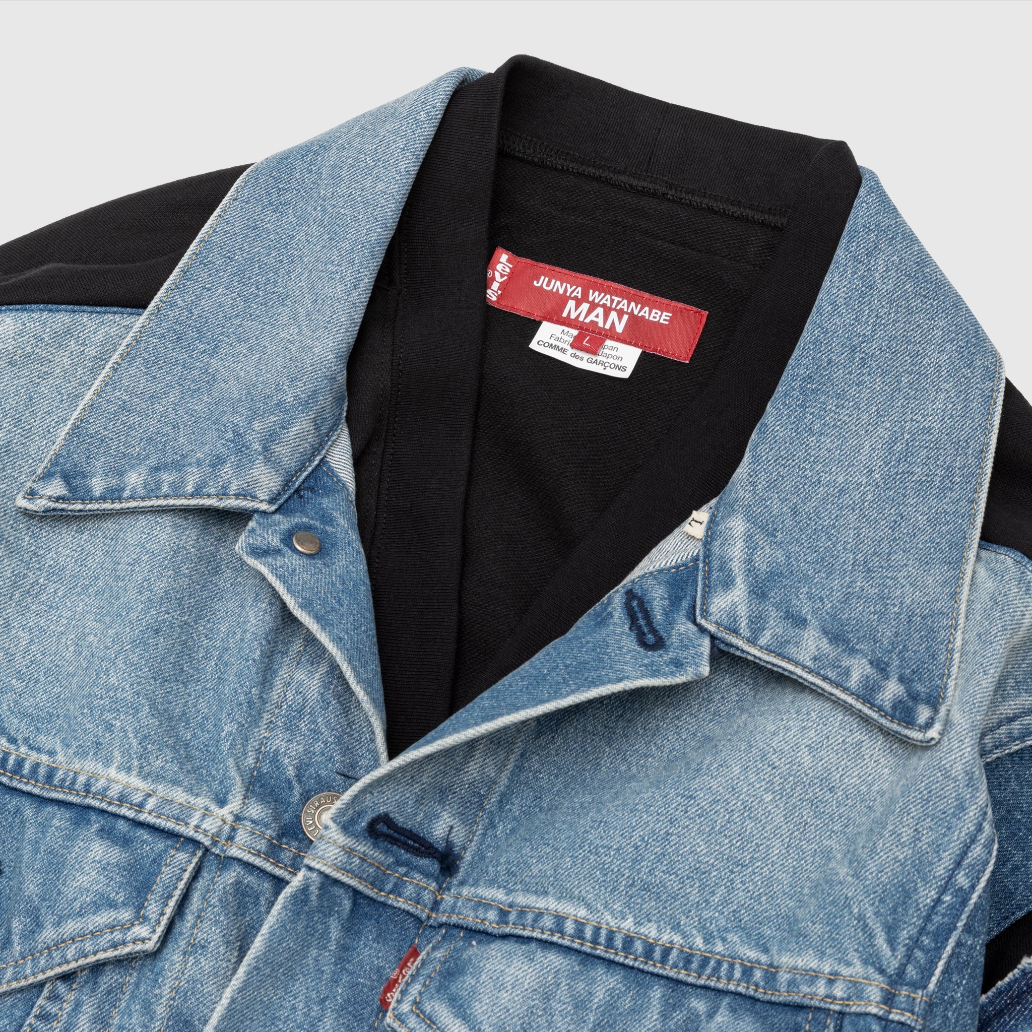 X LEVI'S WITH CARDIGAN DENIM JACKET - 2