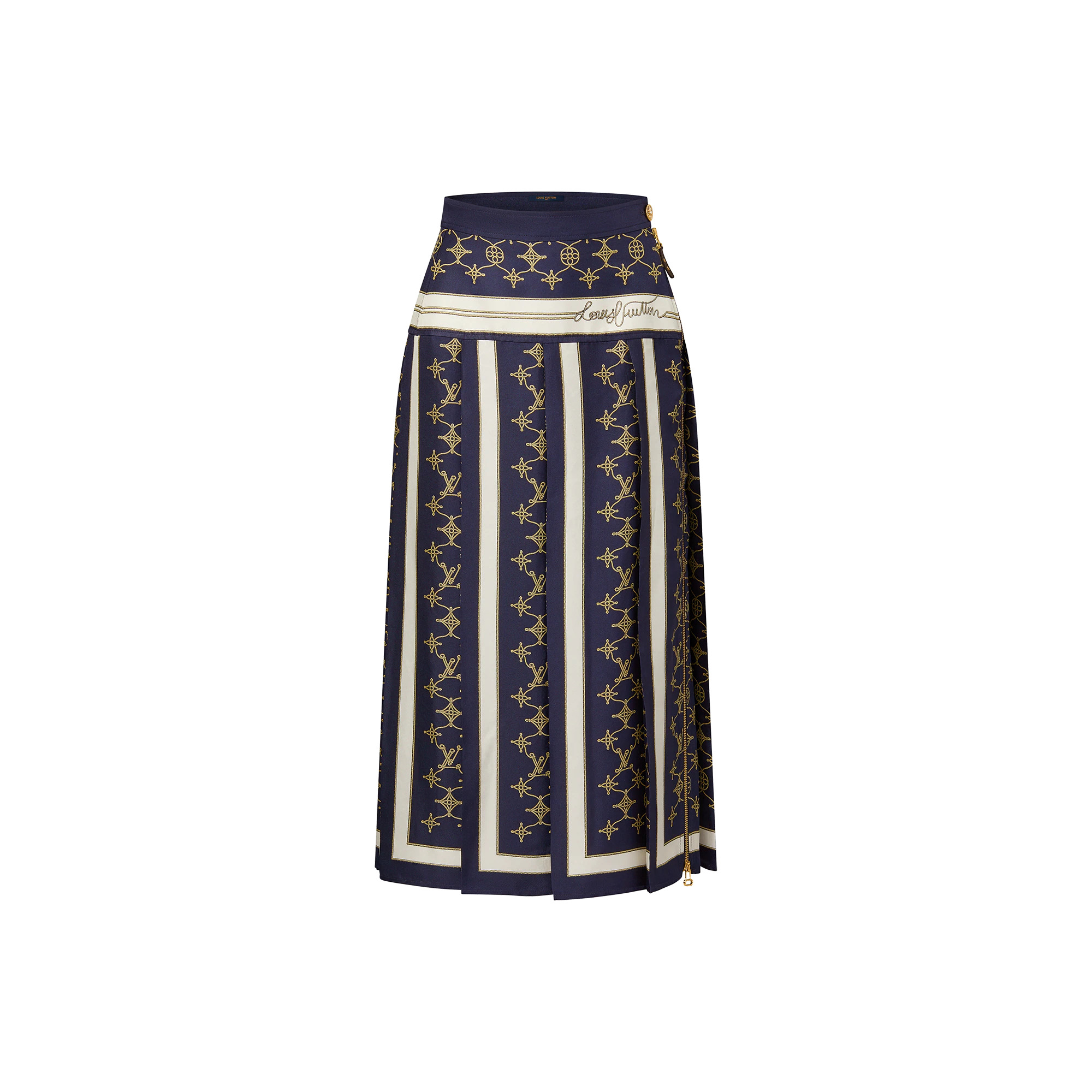 Nautical Monogram Midi Skirt - 1