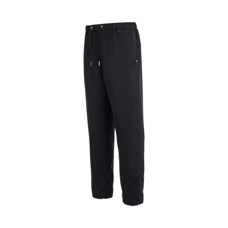 Wooyoungmi Keychain Straight Fit Pants in Black outlook
