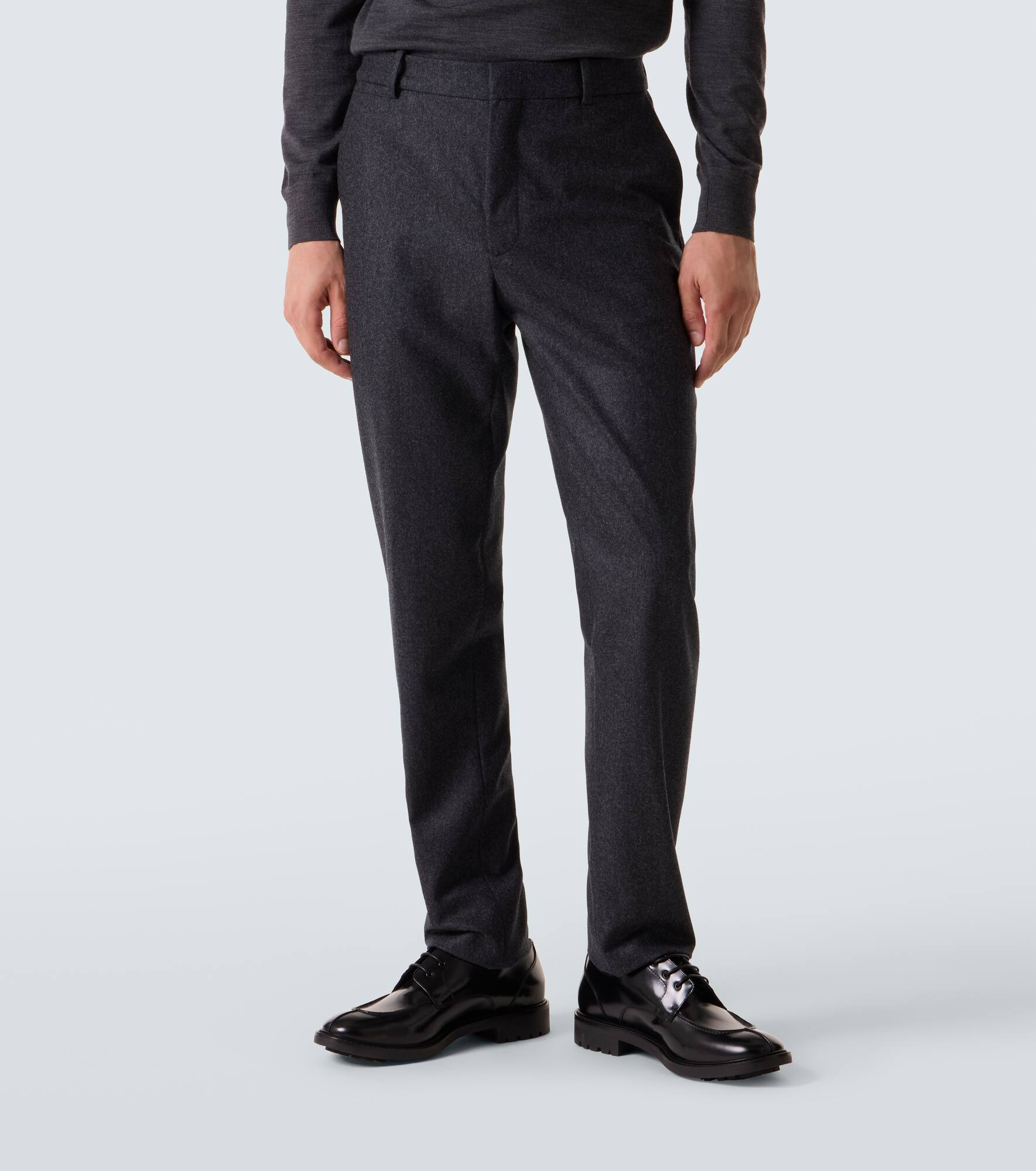 Virgin wool straight pants - 3