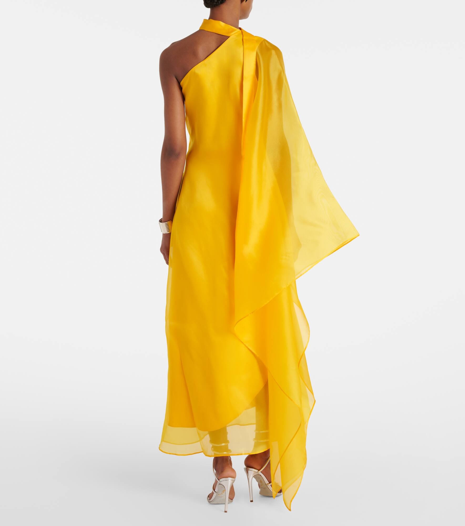Betsy Fantasma silk cady kaftan - 3