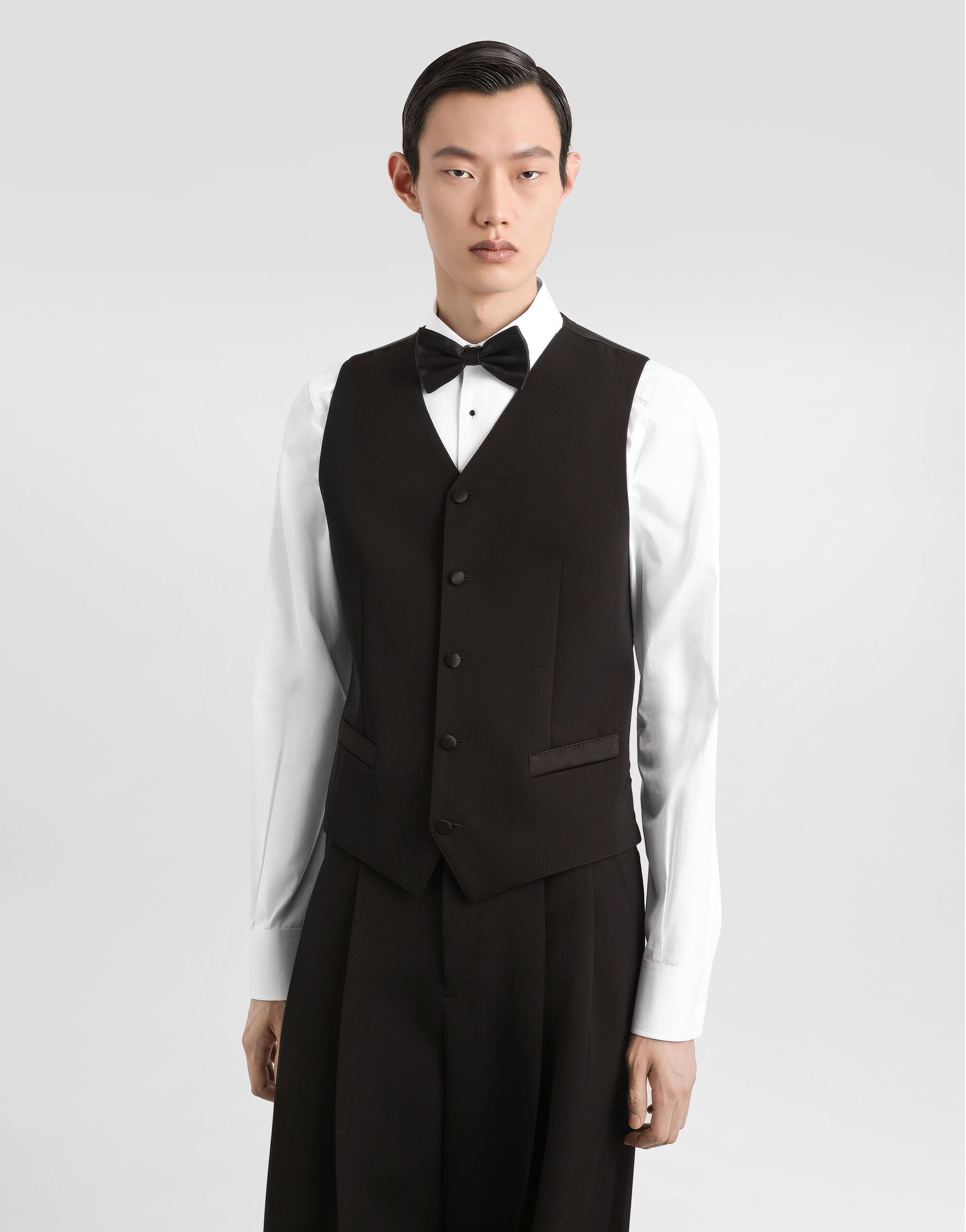 Wool and silk vest - 5