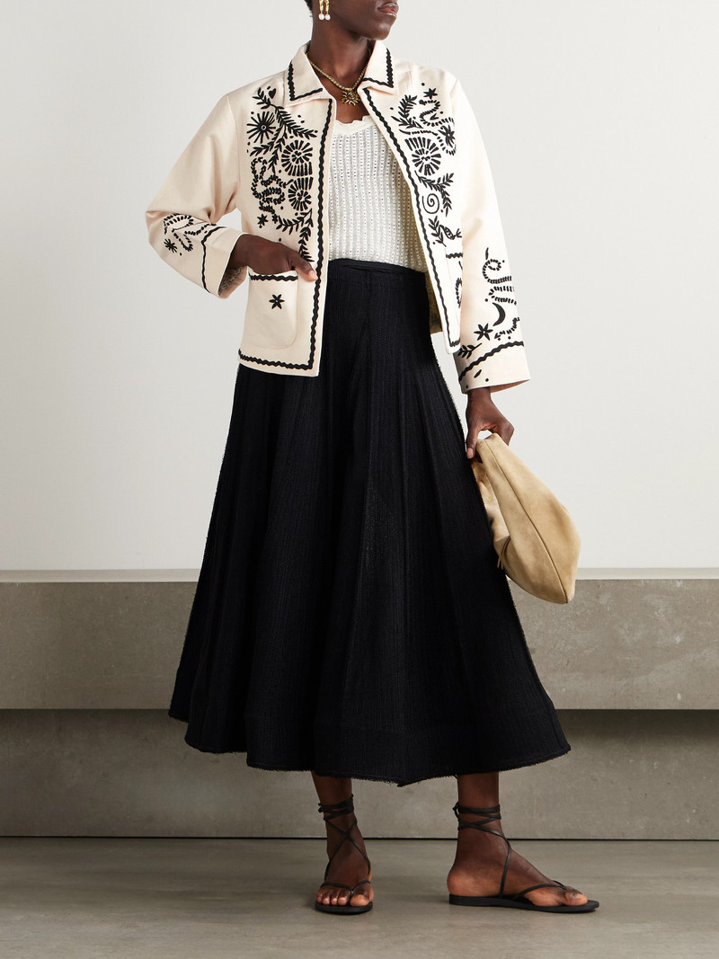 ALIX OF BOHEMIA Francis Embroidered Silk Jacket outlook