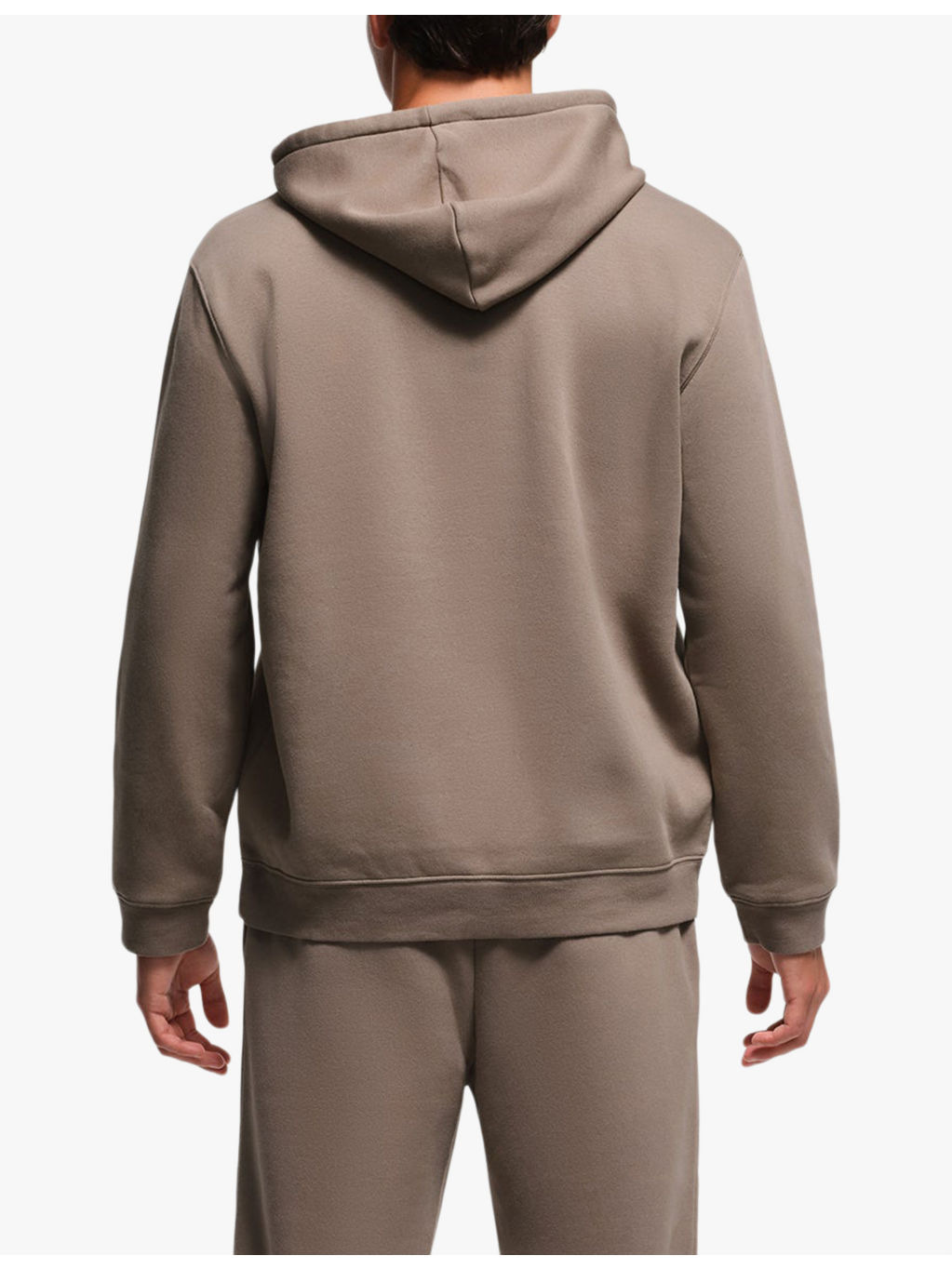 Classic lounge cotton-blend jersey hoody - 4