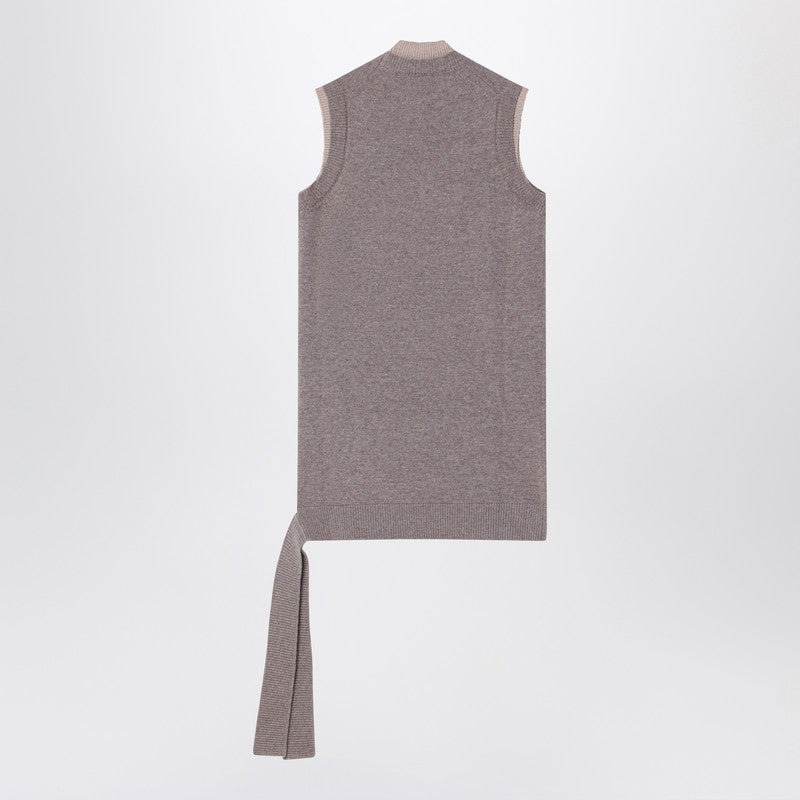 Fendi Taupe Wool And Cashmere Dress Women - 2