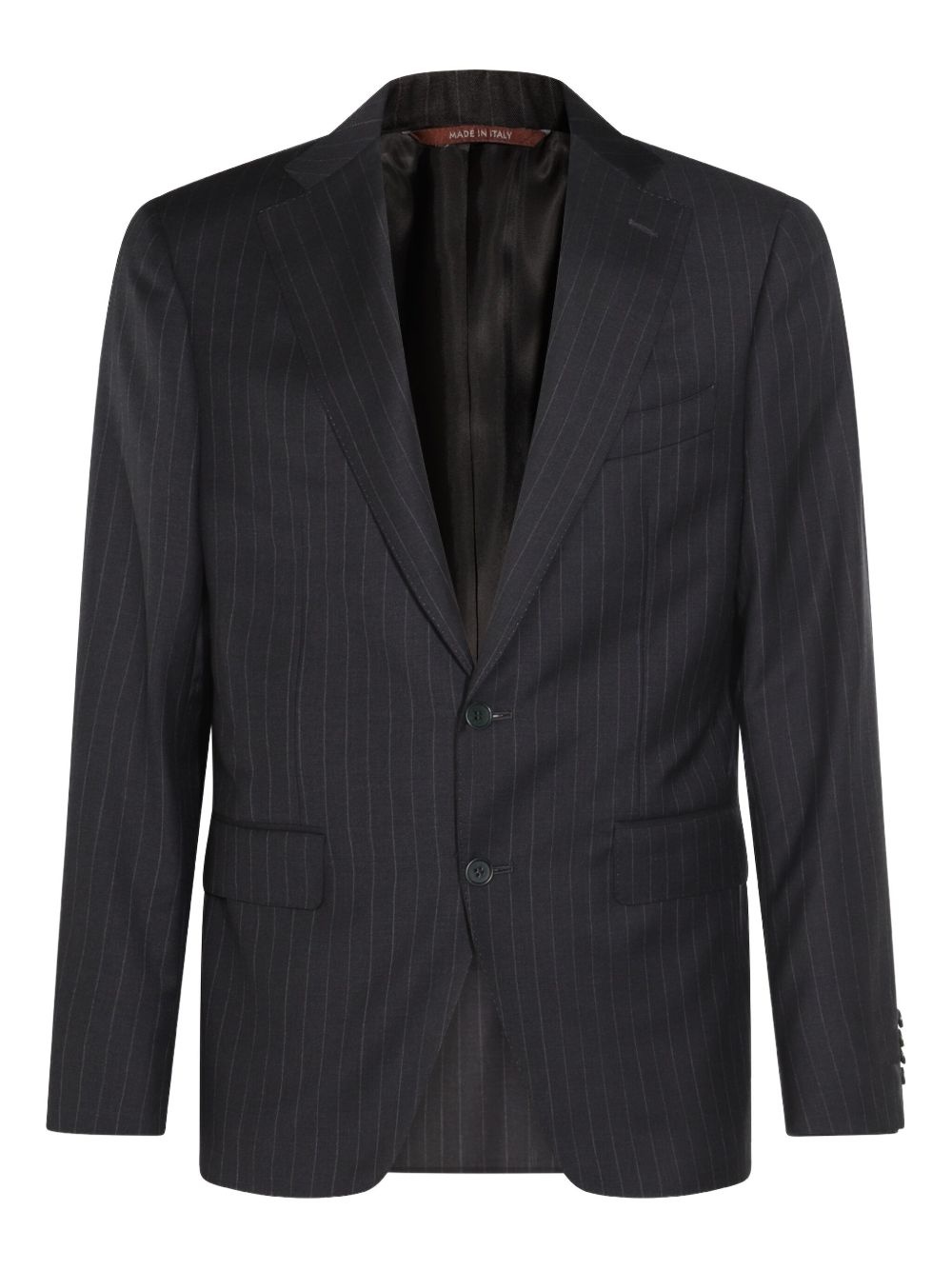 pinstripe wool suit - 2