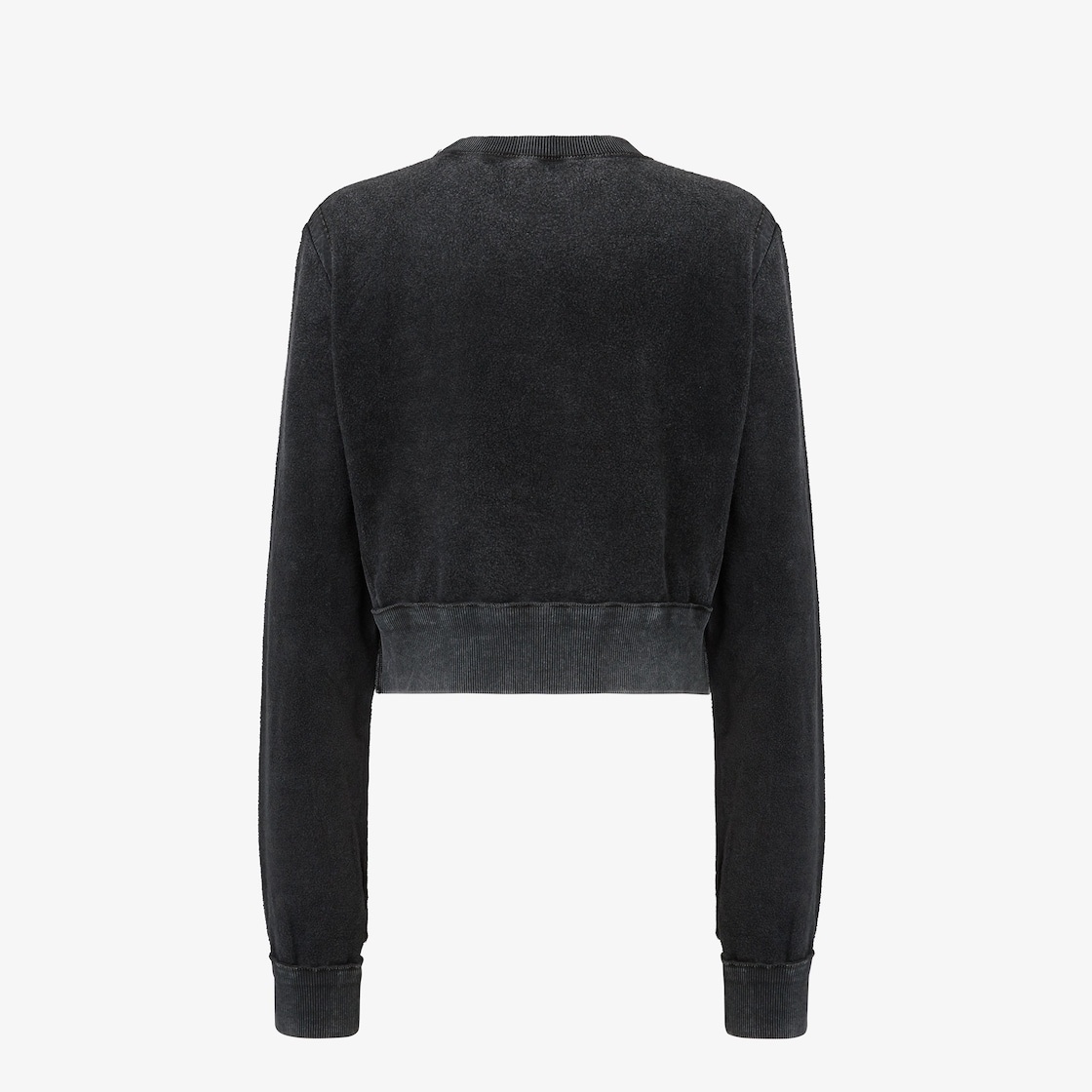 Long-sleeved cropped sweatshirt. Part of the Fendi by Marc Jacobs limited edition, this style is mad - 2