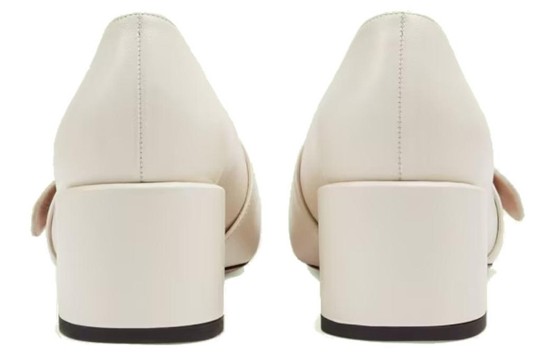 GUCCI (WMNS) Gucci Blondie pump 'White Leather' 700053-C9D00-9022 outlook