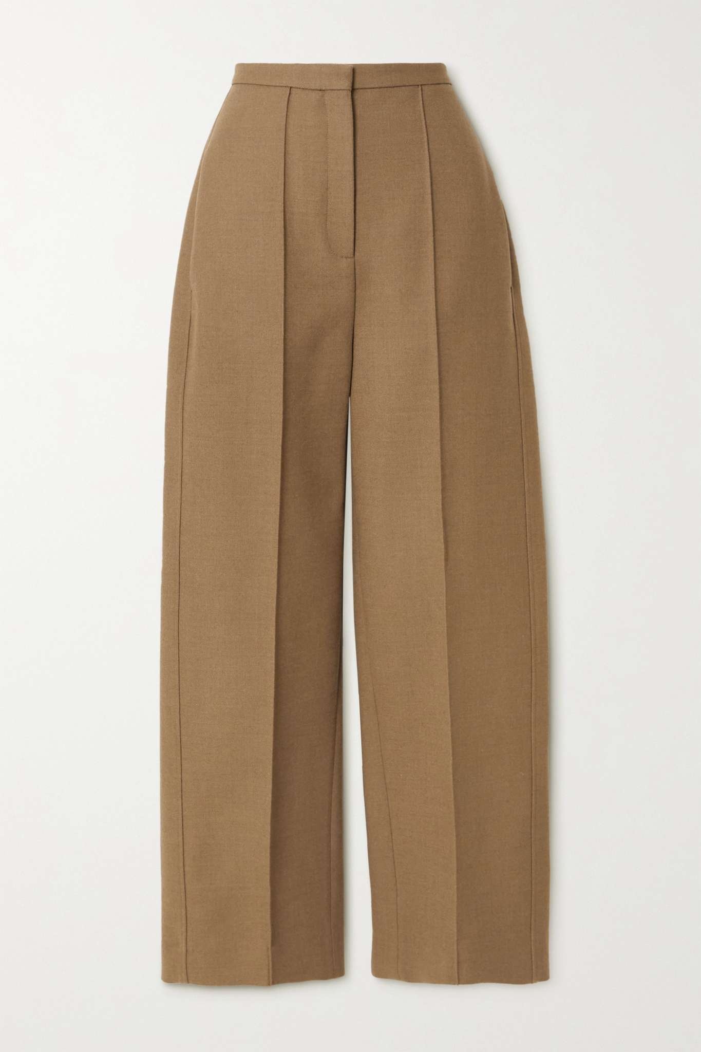 Wool-twill wide-leg pants - 1