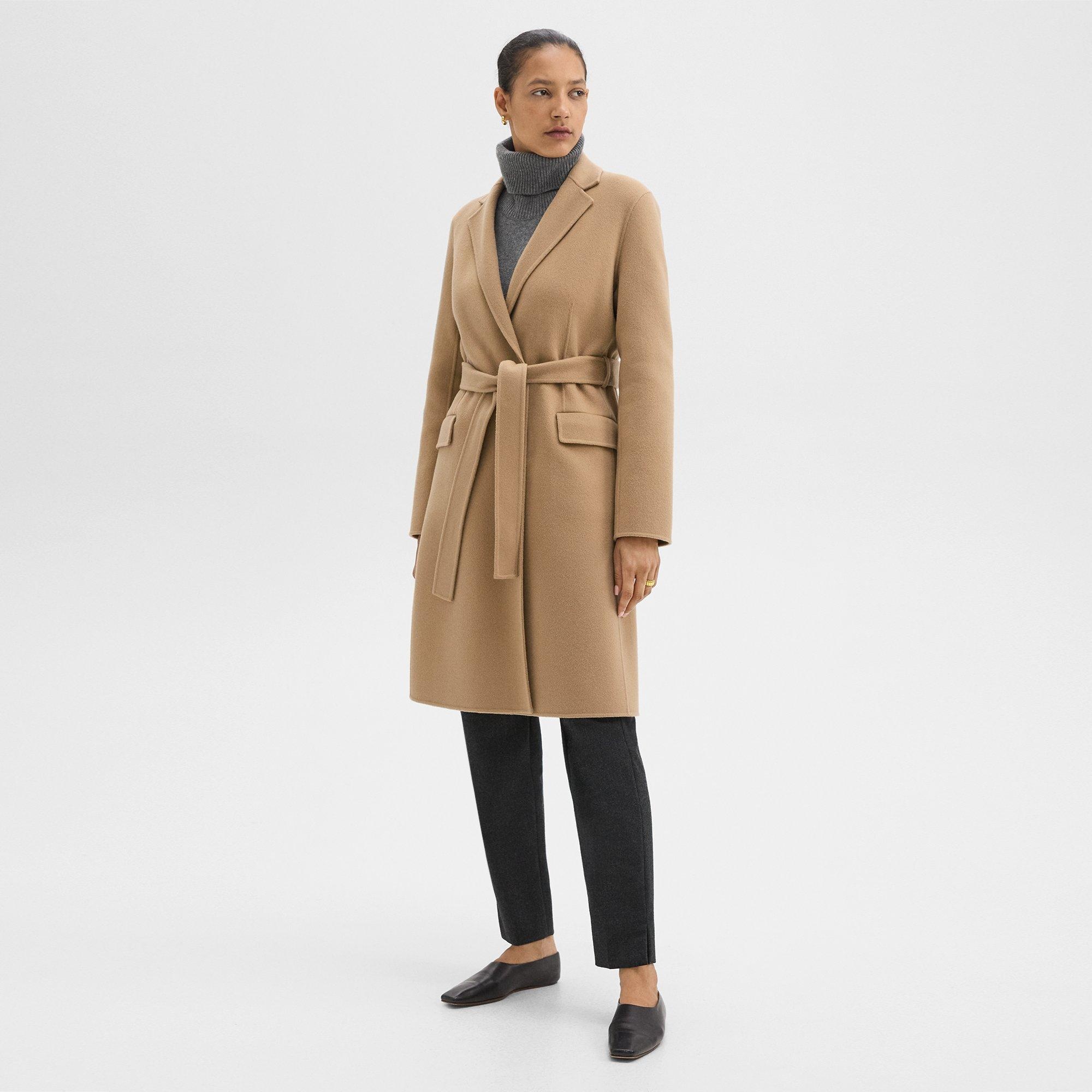 Wrap Coat in Double-Face Wool-Cashmere - 3