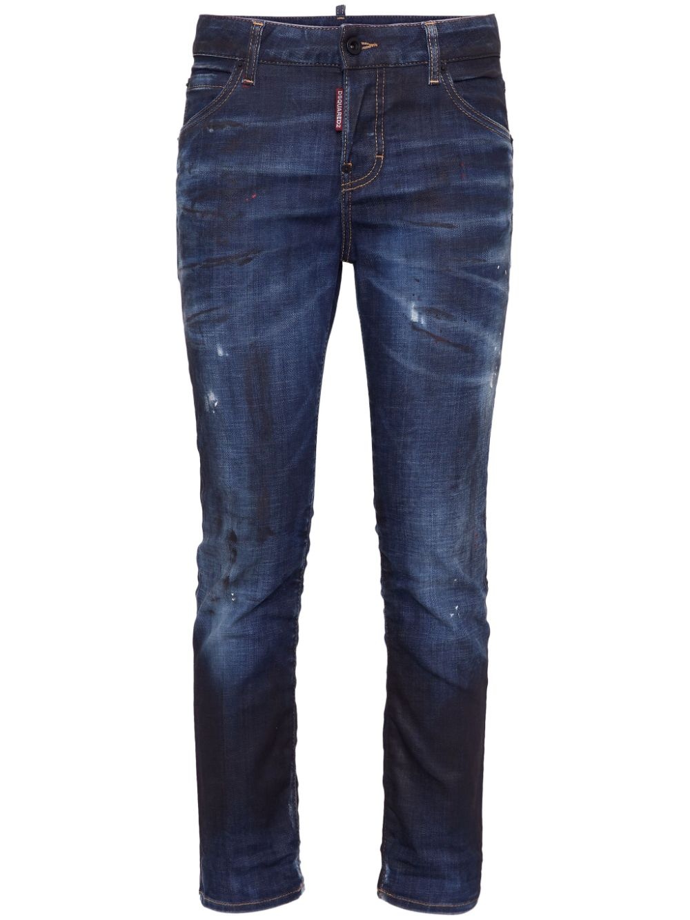 low-rise slim-cut jeans - 1