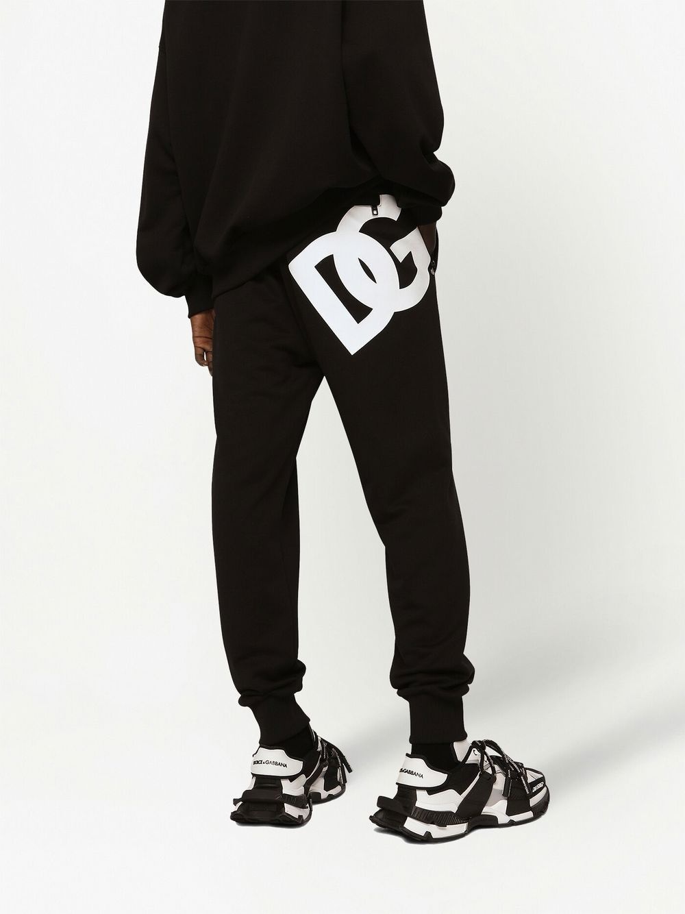 logo-print cotton track pants - 5