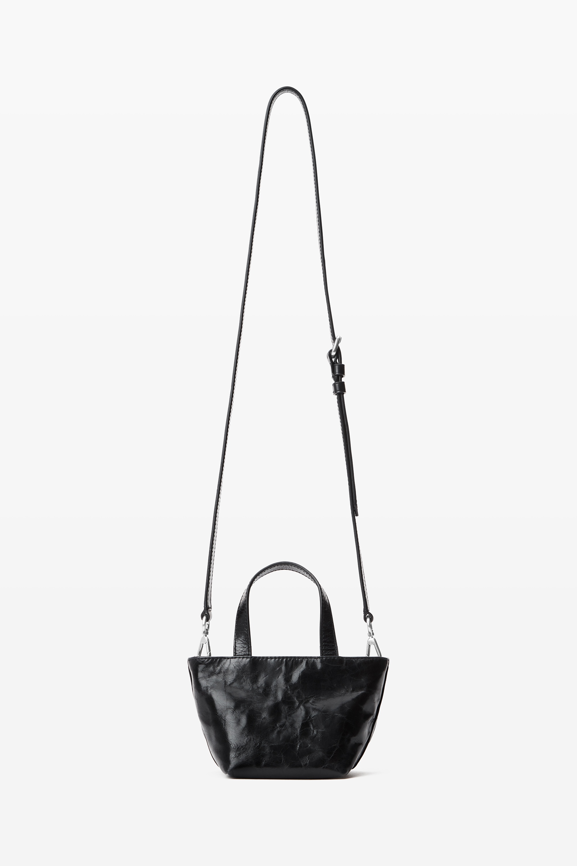 Punch Mini Tote in Crackle Patent Leather - 5