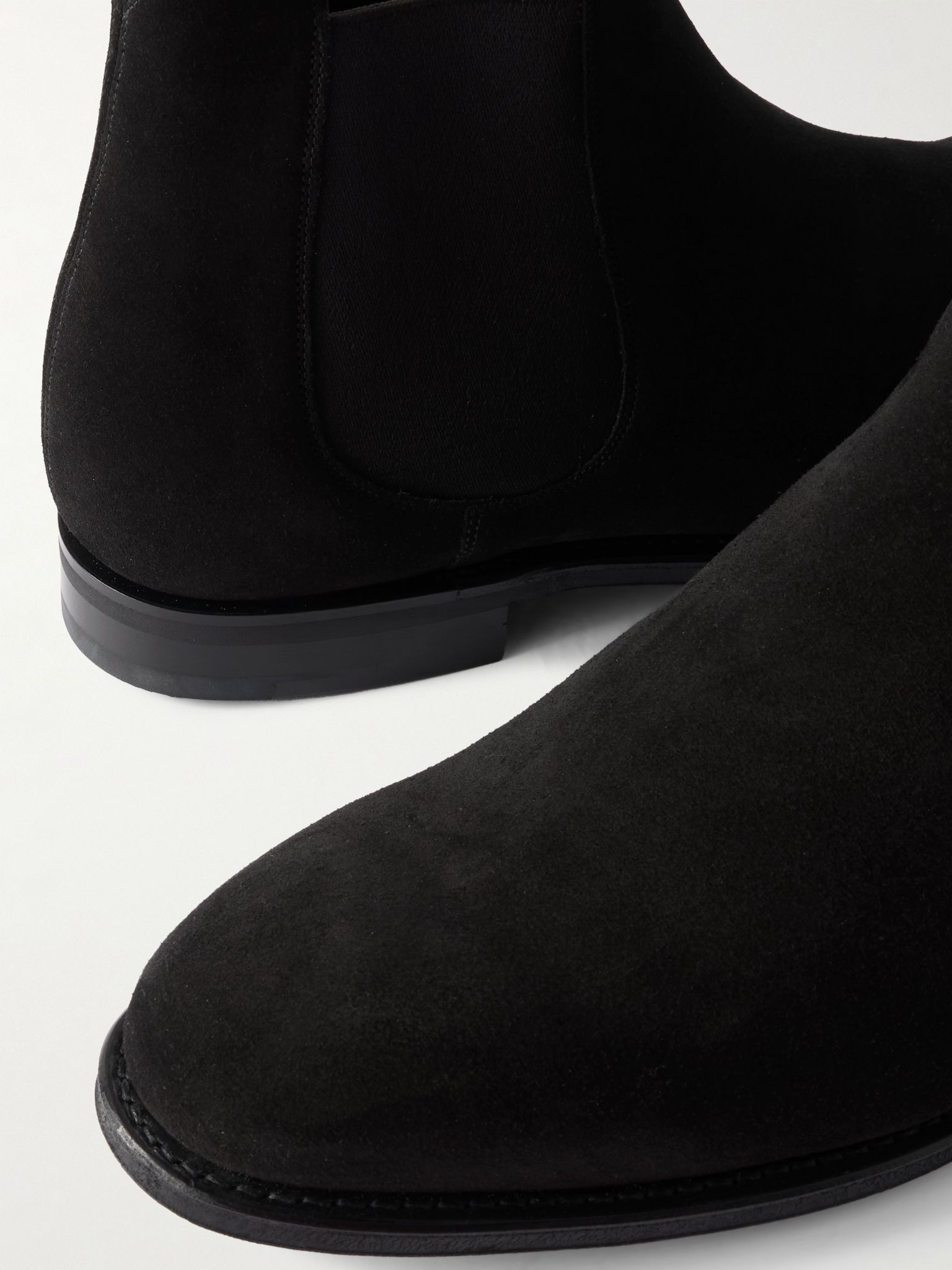 Amberley Suede Chelsea Boots Black - 5