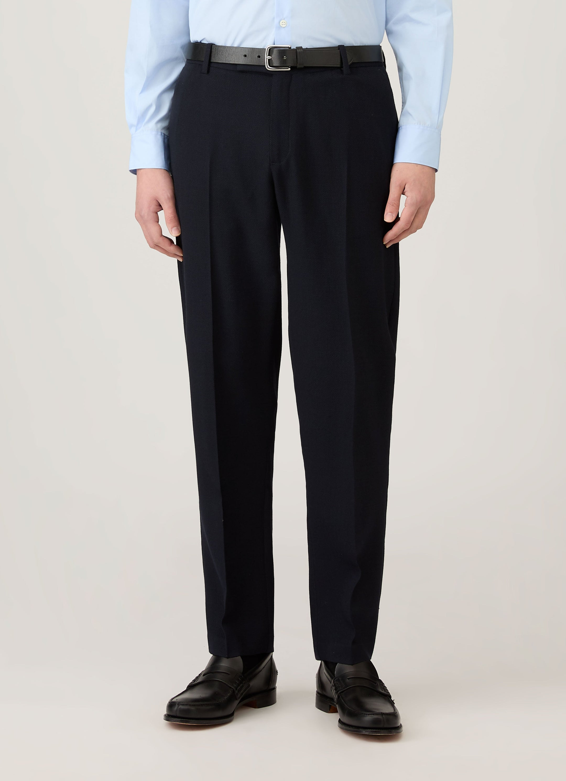Textured Wool Trouser - 2
