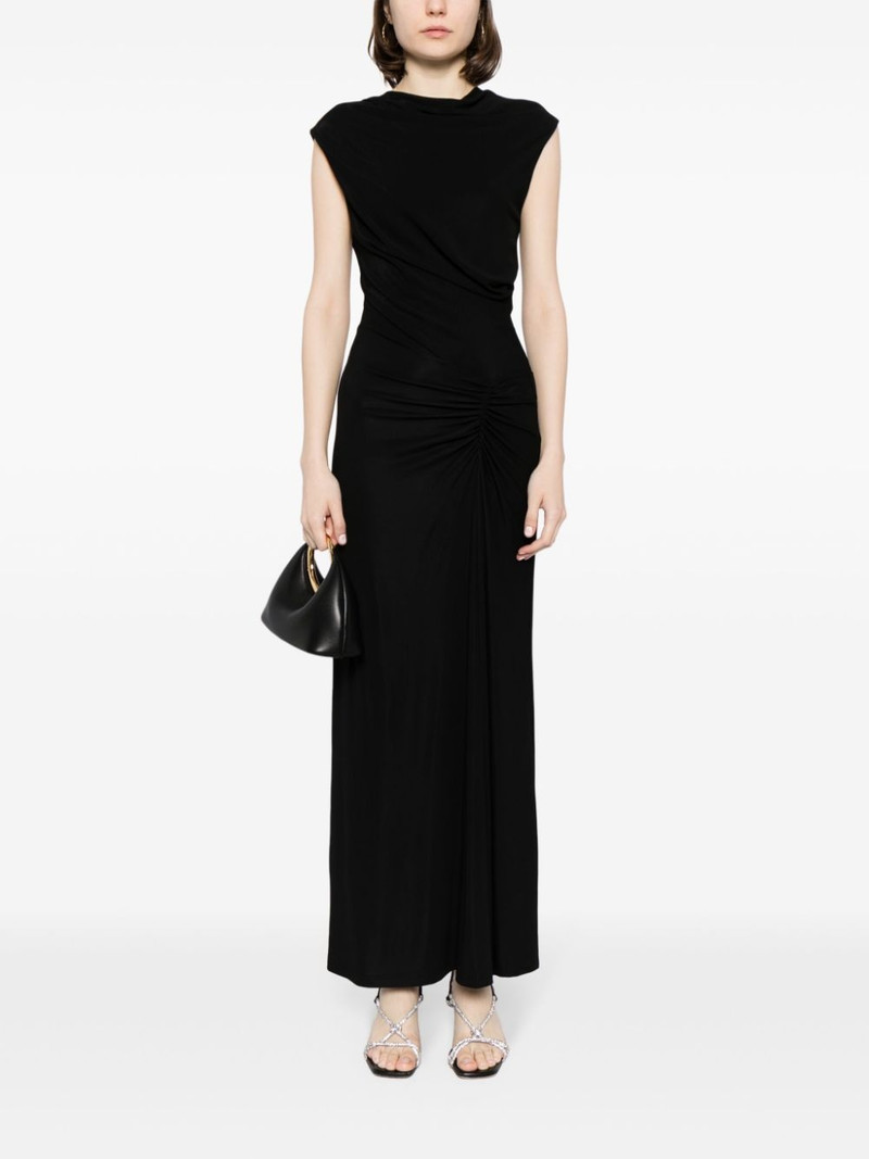 SIMKHAI Acacia ruched-detail midi dress outlook