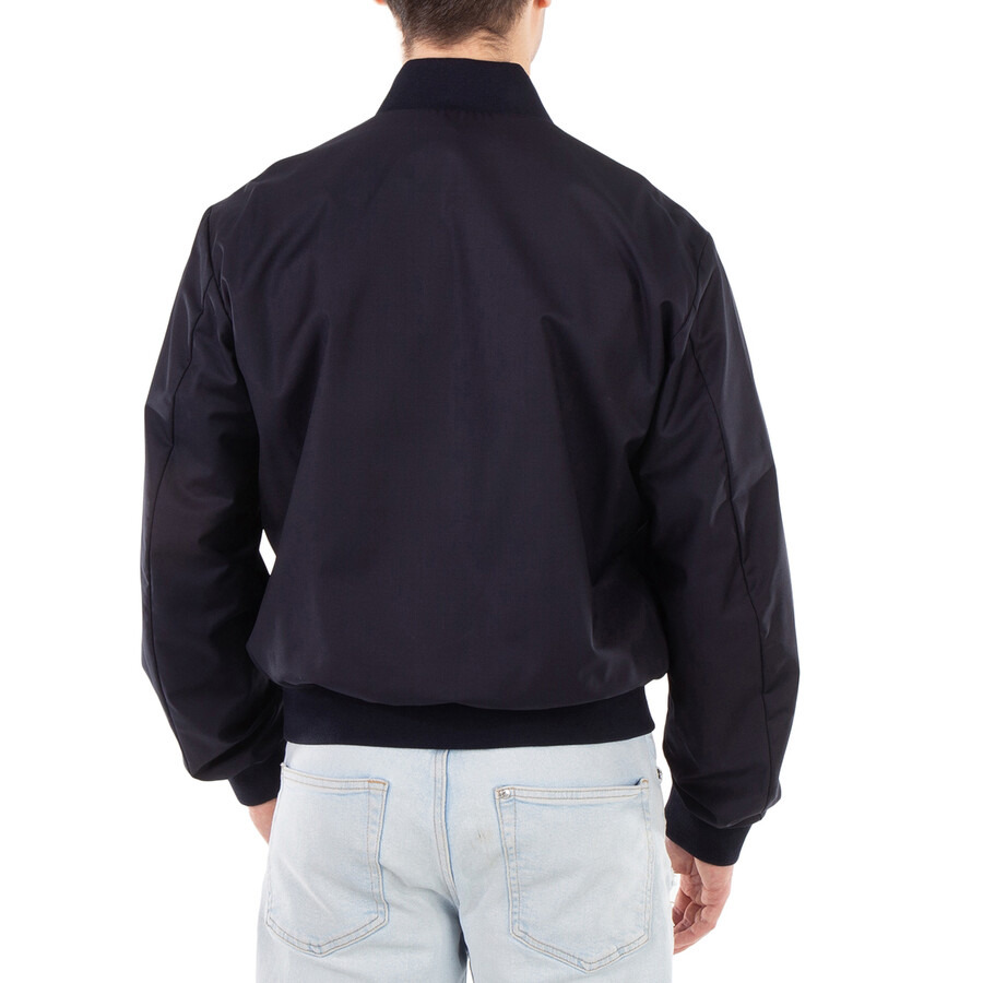 Moncler Long Sleeves Ribbed Collar Jacket - 3