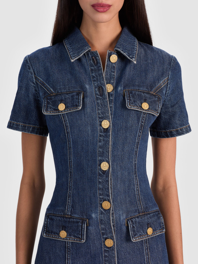 JAMIE DENIM MINI DRESS 3
