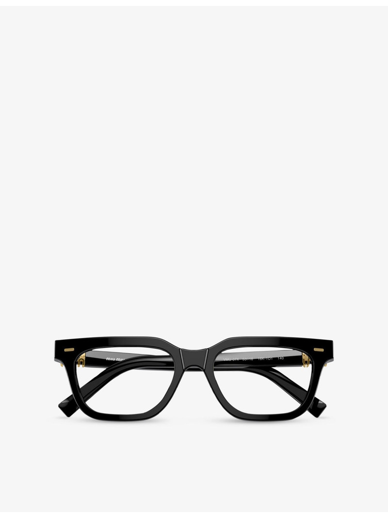 MU 07XV Rectangle-Frame Acetate Glasses 4