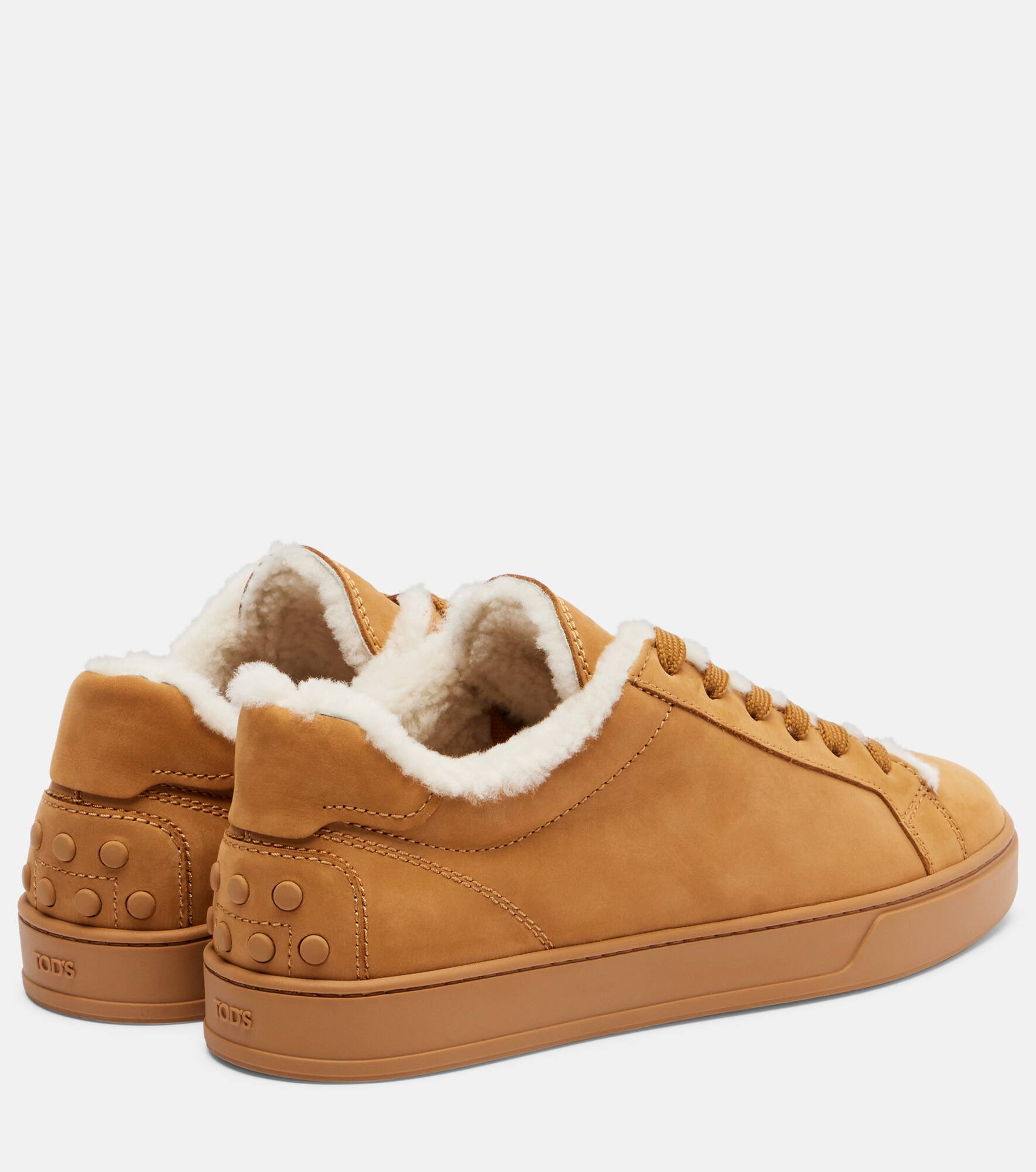 Classic shearling-lined suede sneakers - 2