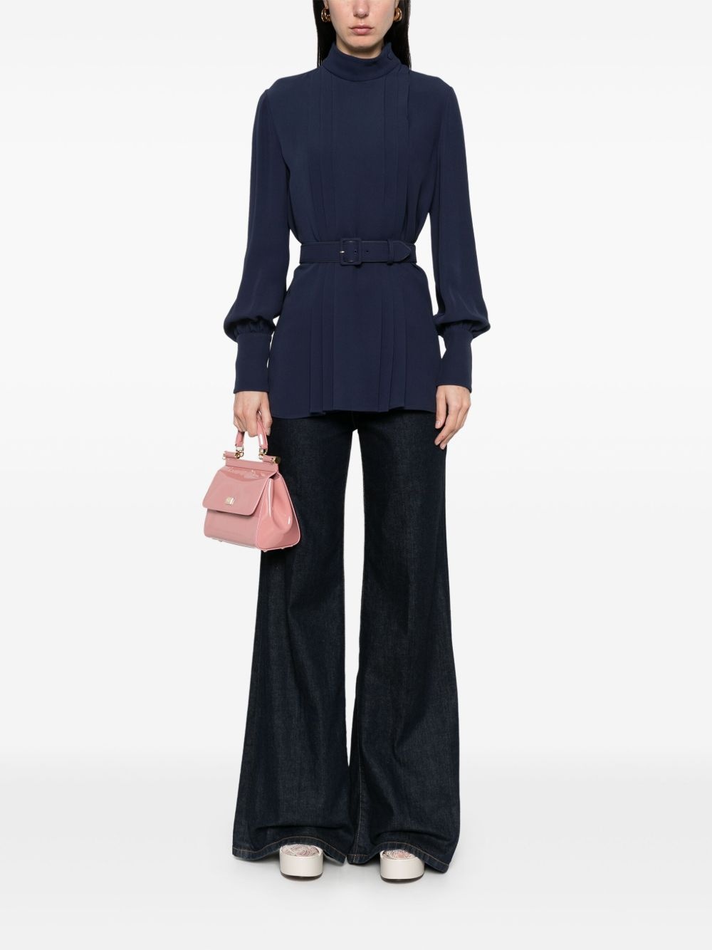 cady belted blouse - 2