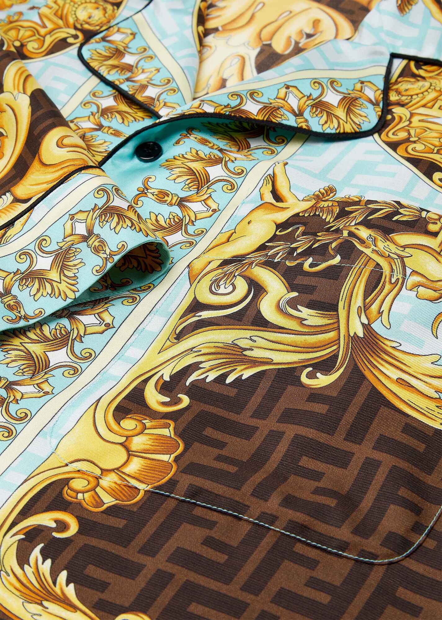 Fendace Gold Baroque Pyjama Top - 6