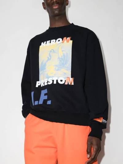 Heron Preston A.F. Authorized crew neck sweatshirt outlook