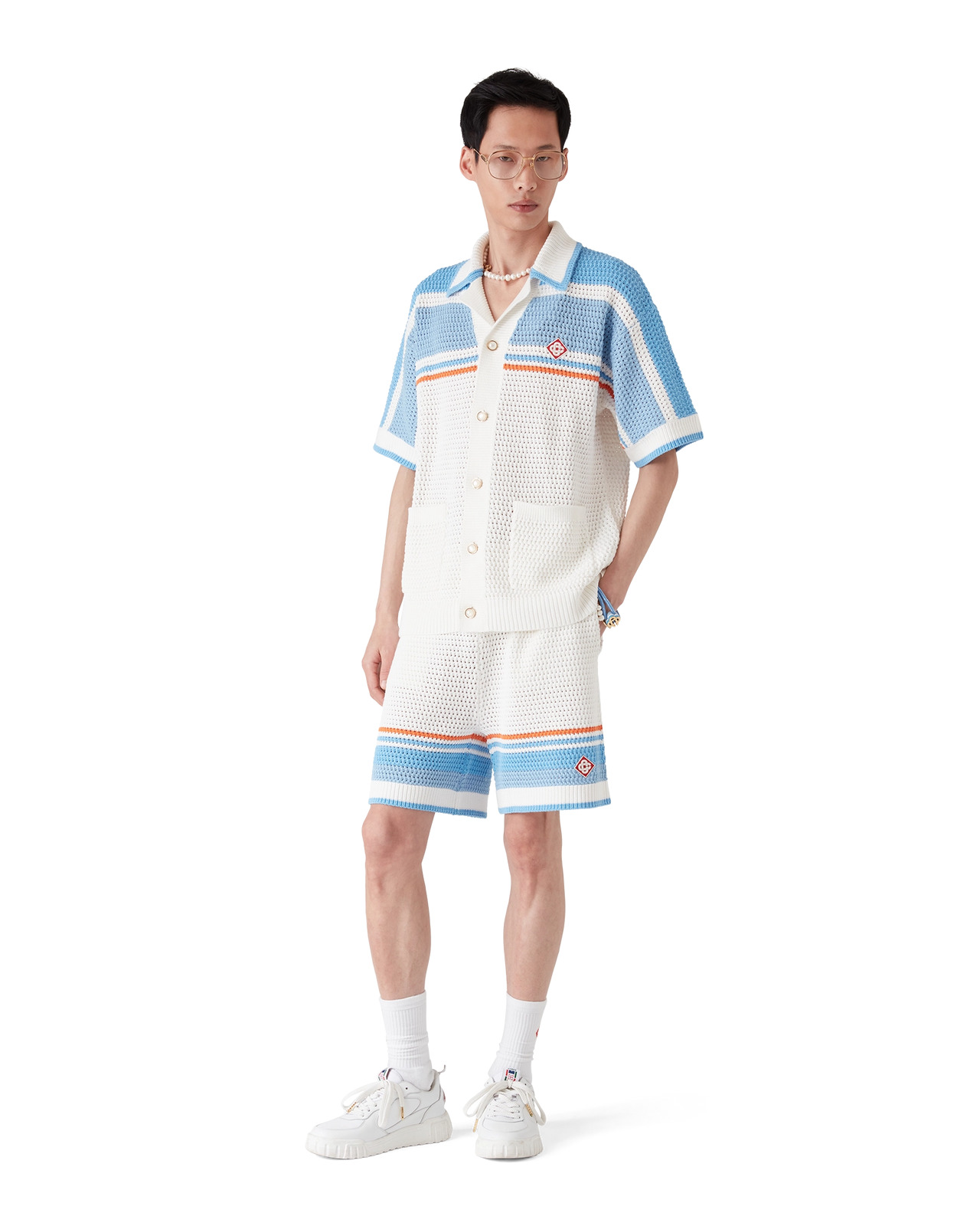 Tennis Crochet Shorts | Casablanca Paris - 2