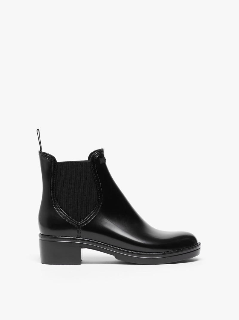 TRINITY BLACK CHELSEA RAIN BOOTS | LB-1003 1