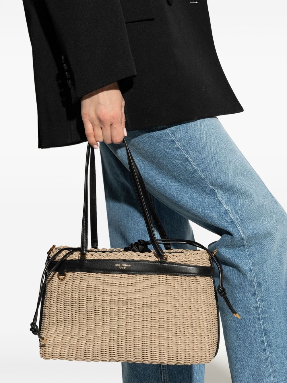 woven tote bag - 2