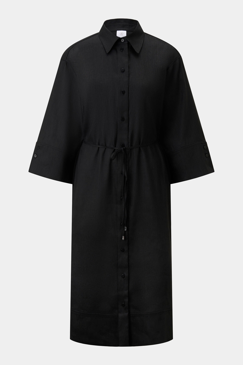 Reika shirt dress in Black 1