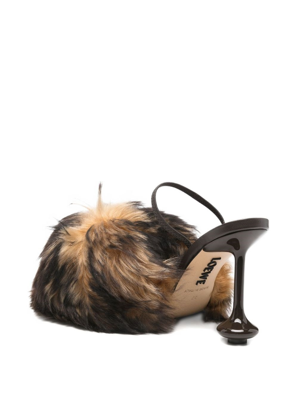 Toy shearling heel sandals - 3