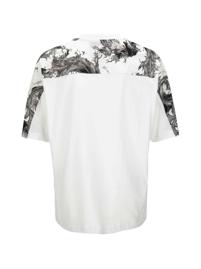 VERSACE JEANS COUTURE graphic-panel T-shirt outlook