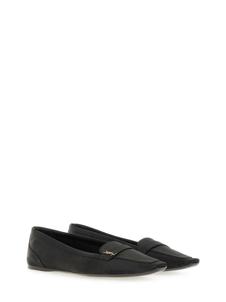 Saint Laurent Women Crepe Satin "Poppy" Ballerina - 2